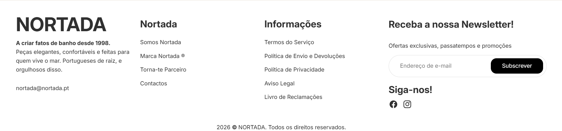 Nortada Banho — Depois