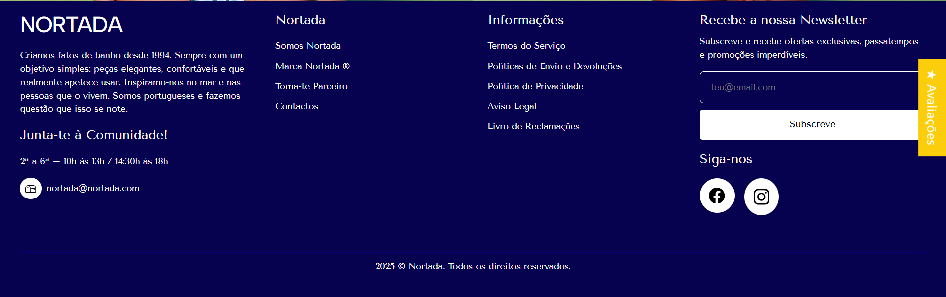 Nortada Banho — Antes